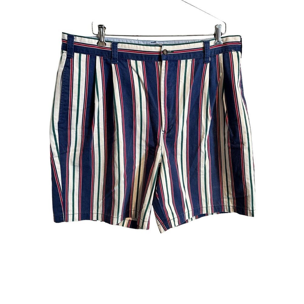 Tommy Hilfiger Men's Multicolored Striped‎ Shorts Size 40 Y2K 38x7.5